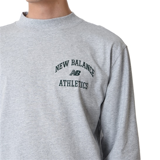 Athletics Varsity モックネック ロングスリーブTシャツ
