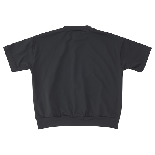 Moisture-wicking, quick-drying sweatshirt-style short-sleeve T-shirt