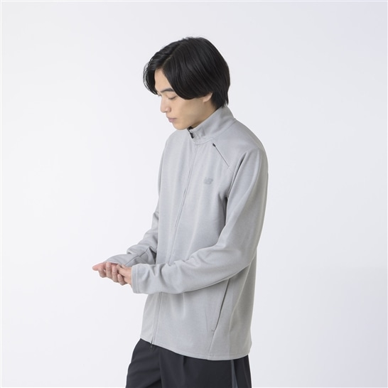 Tech knit full zip jacket