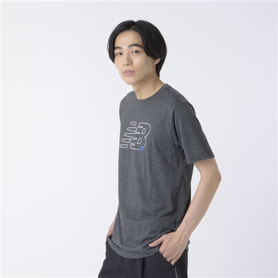 Sport Essentials ヘザーテックグラフィックショートスリーブTシャツ