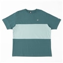 Shoe patch color block short sleeve t-shirt