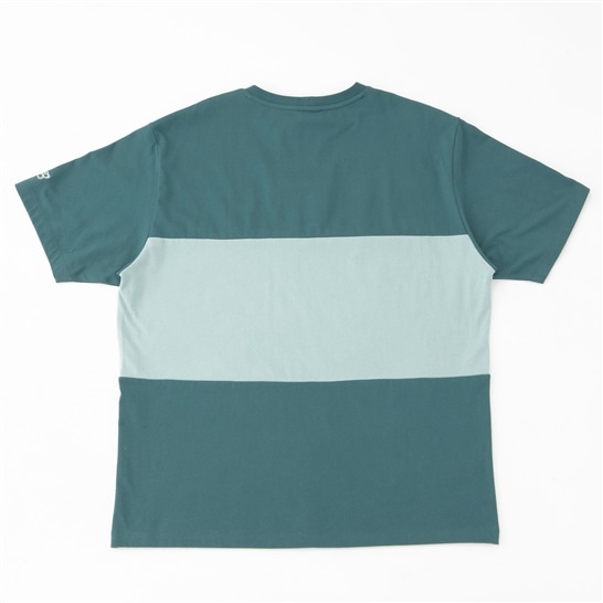 슈 패치 컬러 블록 짧은 슬리브 티셔츠