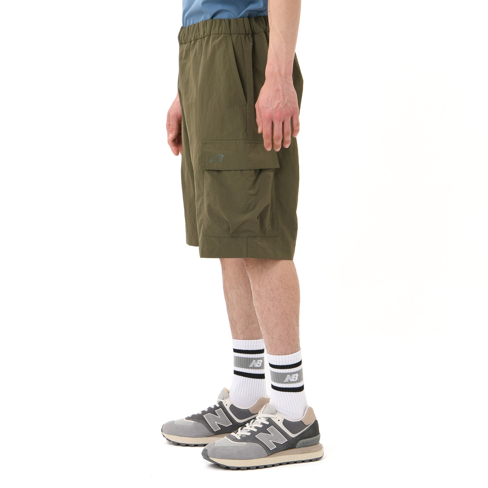 Woven cargo shorts