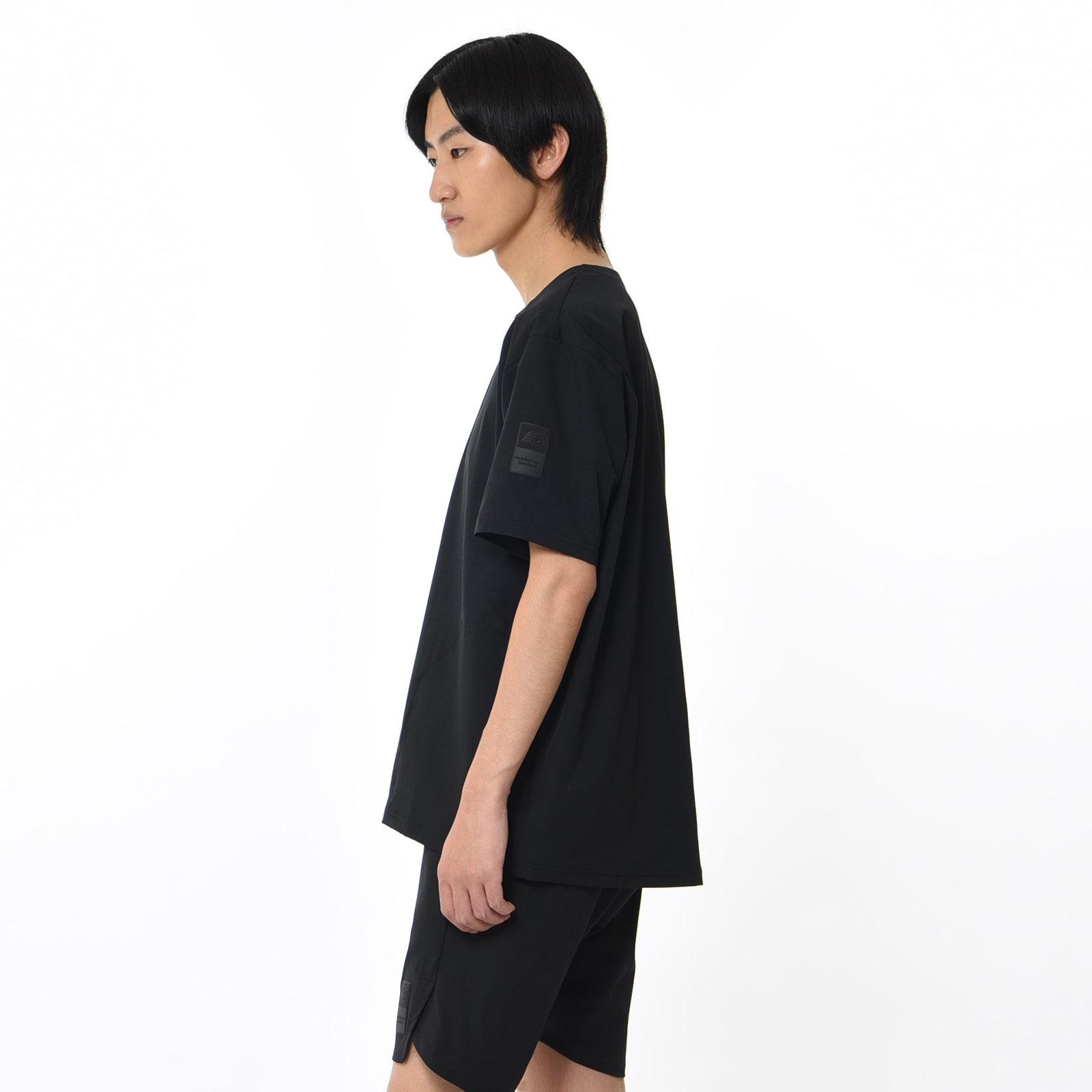 Black Out Collection Premier Collection Stretch Woven Top Short Sleeve Shirt