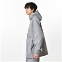 Hooded woven jacket