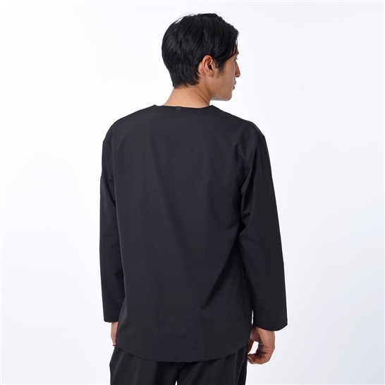 Black Out Collection Premier Collection Stretch Woven Top Long Sleeve Shirt