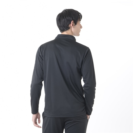 Black Out Collection Warm Up Performance Top Half Zip