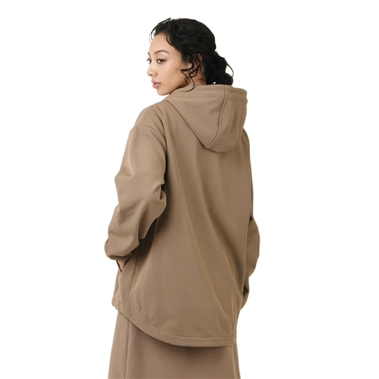 MFO Women's Back Fleece Bonded Hooded Jacket