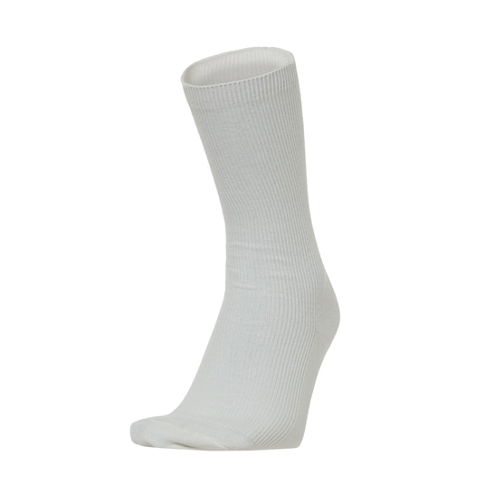 Ribbed mid-cuff 3P socks