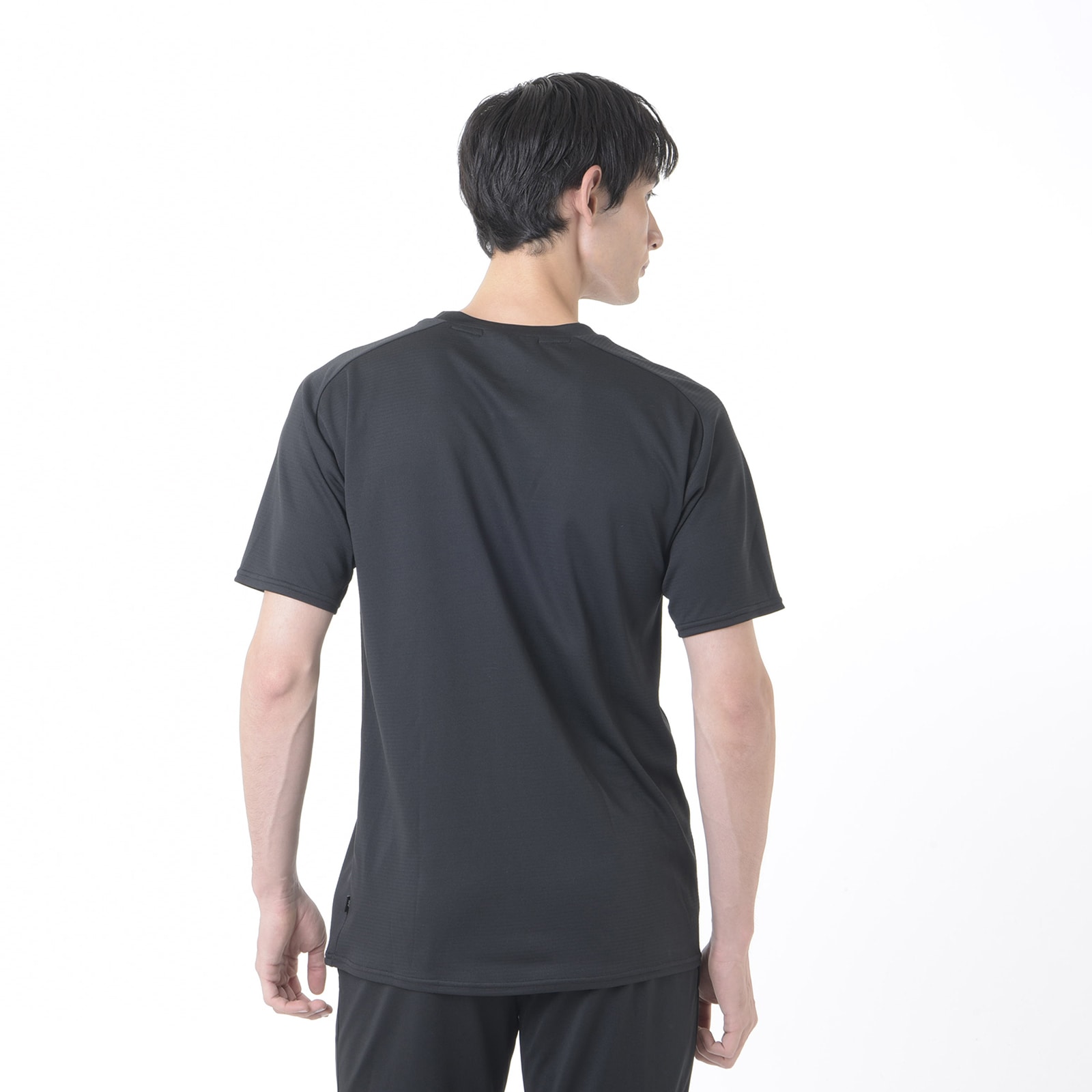 Black Out Collection Practice Shirt Short Sleeve Linear Logo