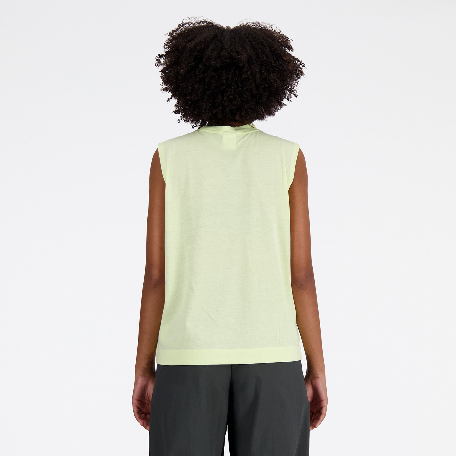 Shifted boxy tank top