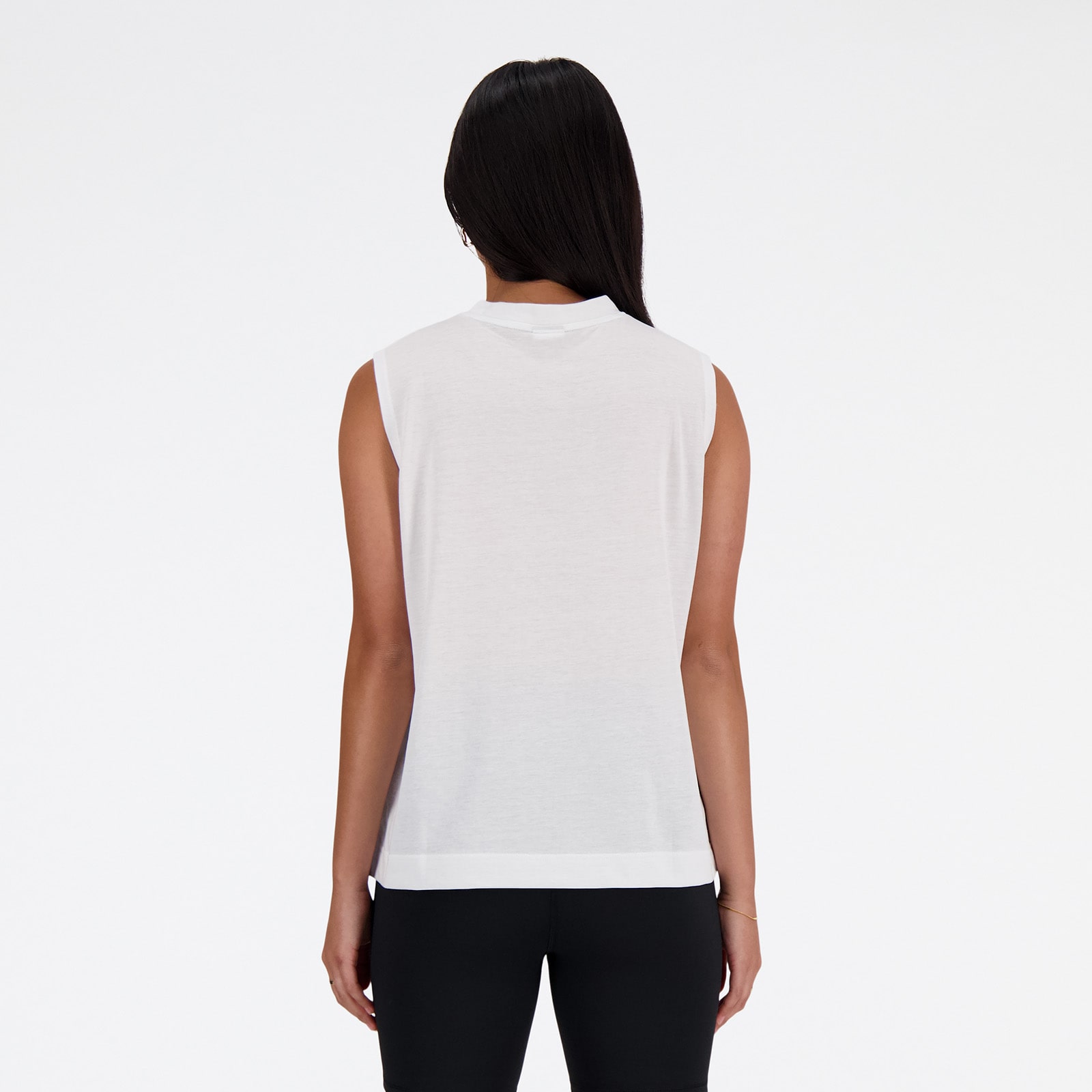 Shifted boxy tank top