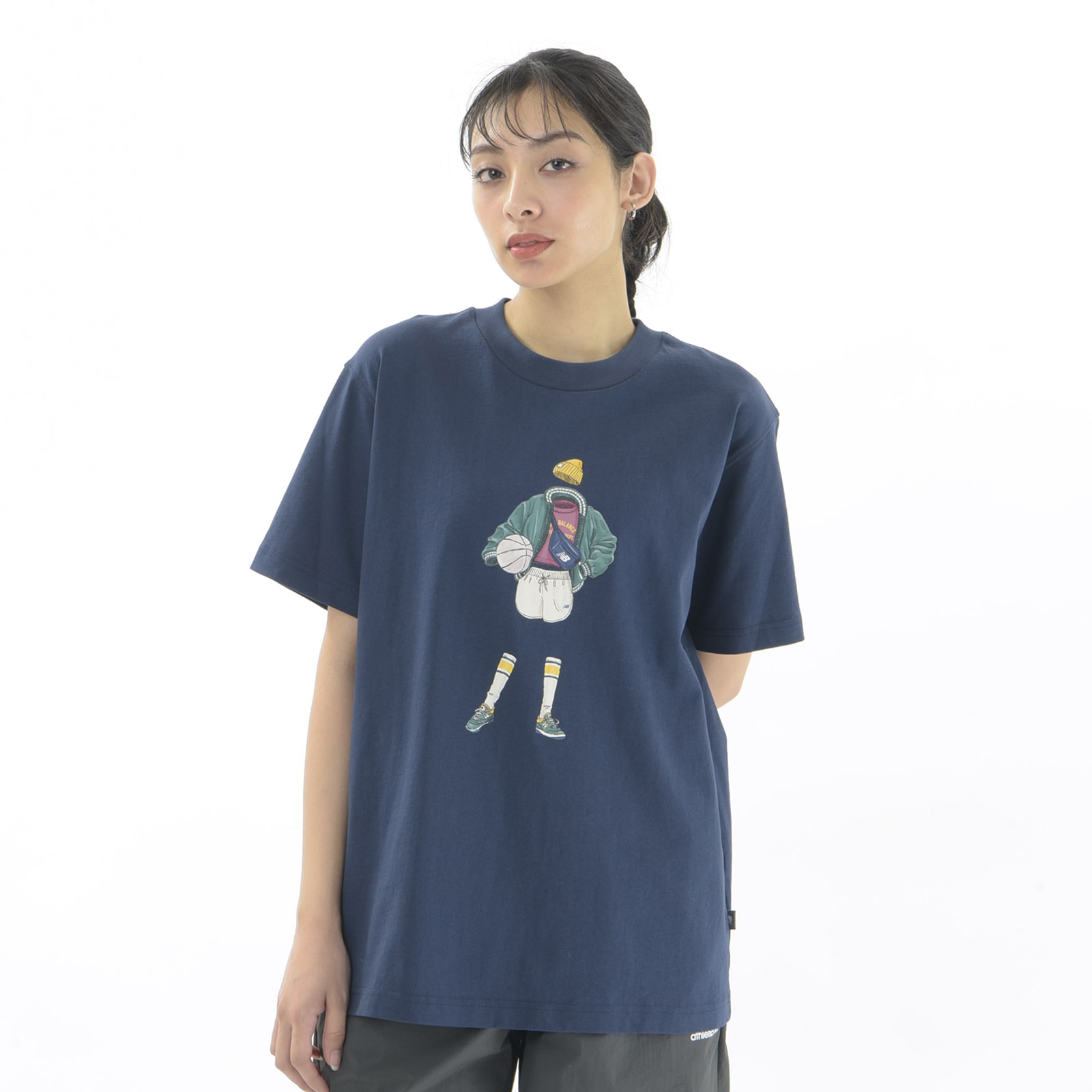 Athletics Basketball Style リラックス ショートスリーブTシャツ