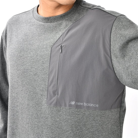 Tenjiku woven pocket long sleeve T-shirt
