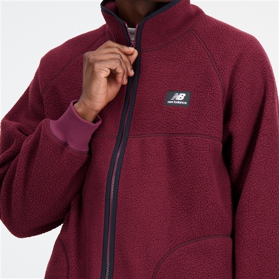 Athletics fleece full zip jacket