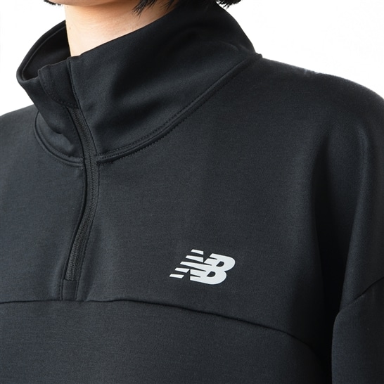 TECH KNIT OVERSIZE QUARTER ZIP