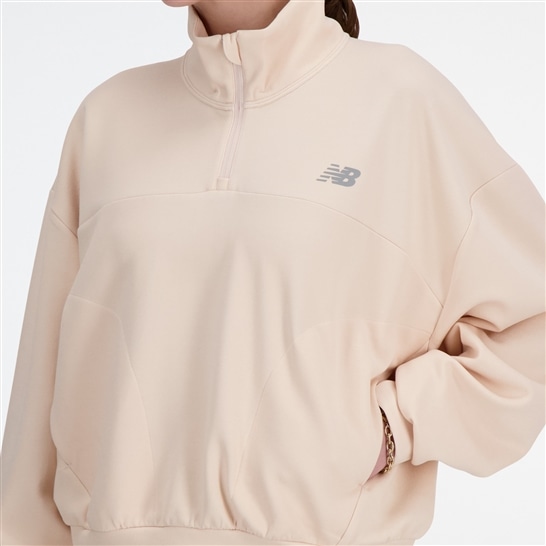 TECH KNIT OVERSIZE QUARTER ZIP