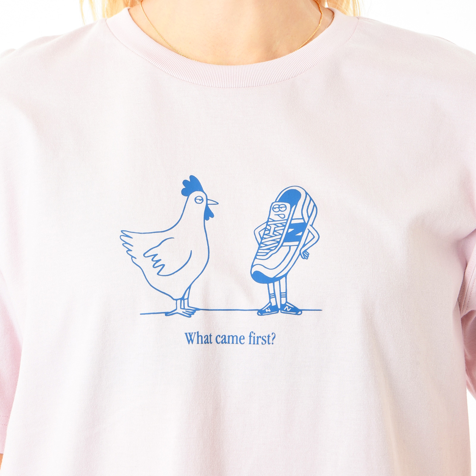 New Balance Chicken Or Shoe Relaxed Short Sleeve T-Shirt