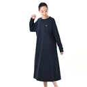 MFO 여성 슈 와펜 롱 슬리브 티셔츠 드레스
