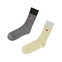 Low Gauge Mid Cuff 2P Socks