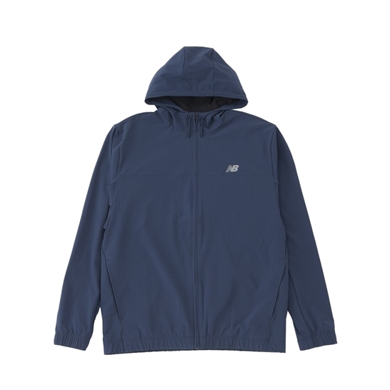 Stretch woven full zip jacket