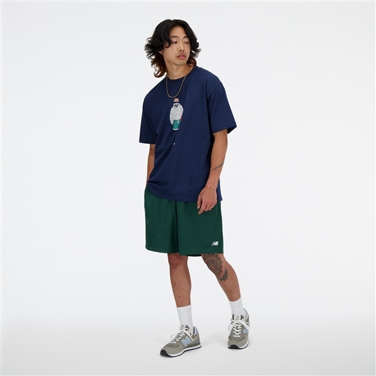 Athletics Basketball Style Relaxed Short Sleeve T-Shirt