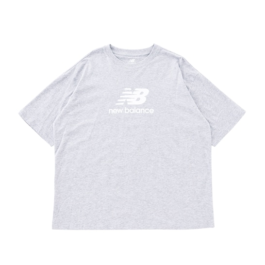 NB Essentials スタックドロゴ オーバーサイズショートスリーブTシャツ