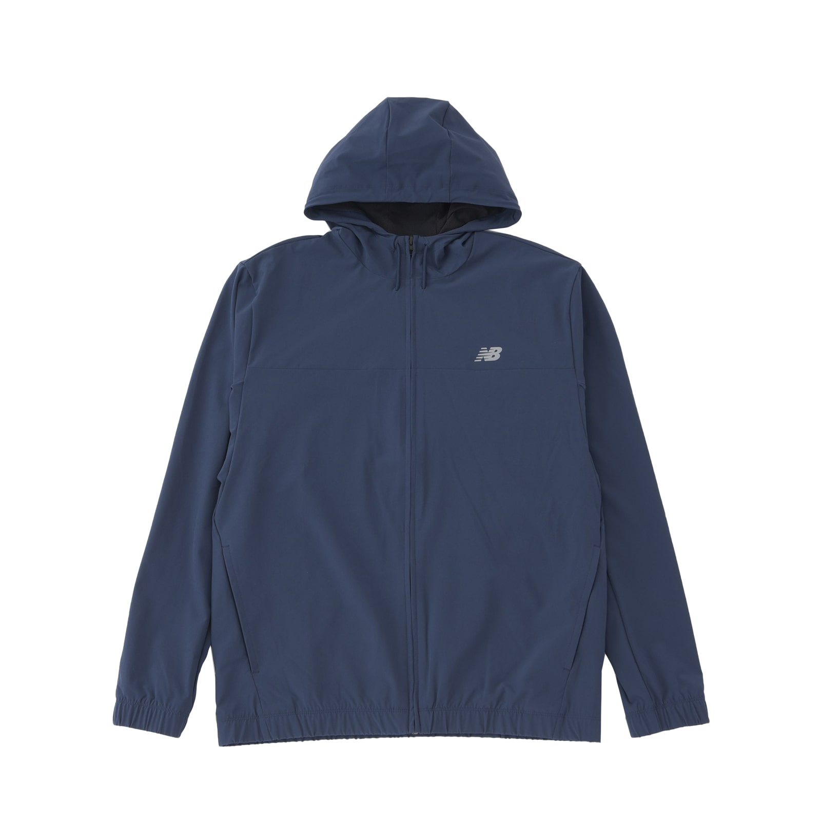 Stretch woven full zip jacket