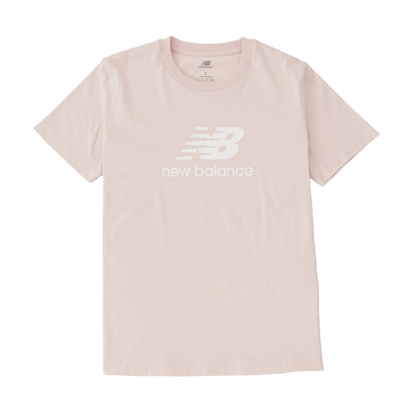 Sport Essentials Stacked Logo 짧은 슬리브 티셔츠