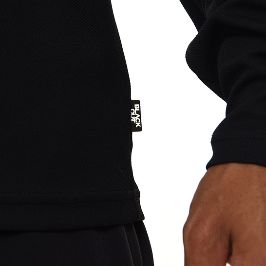 Black Out Collection Half Zip Jersey Top