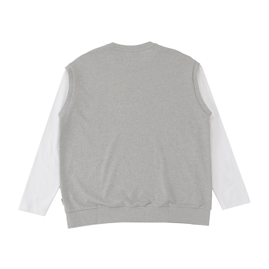 MFO Shoe Patch Layered Style Pullover