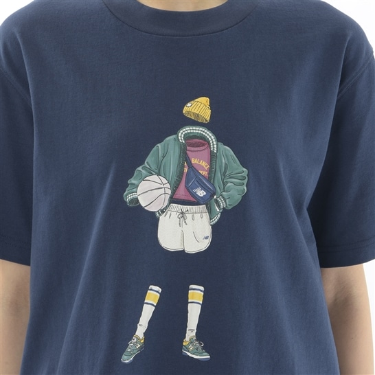 Athletics Basketball Style リラックス ショートスリーブTシャツ