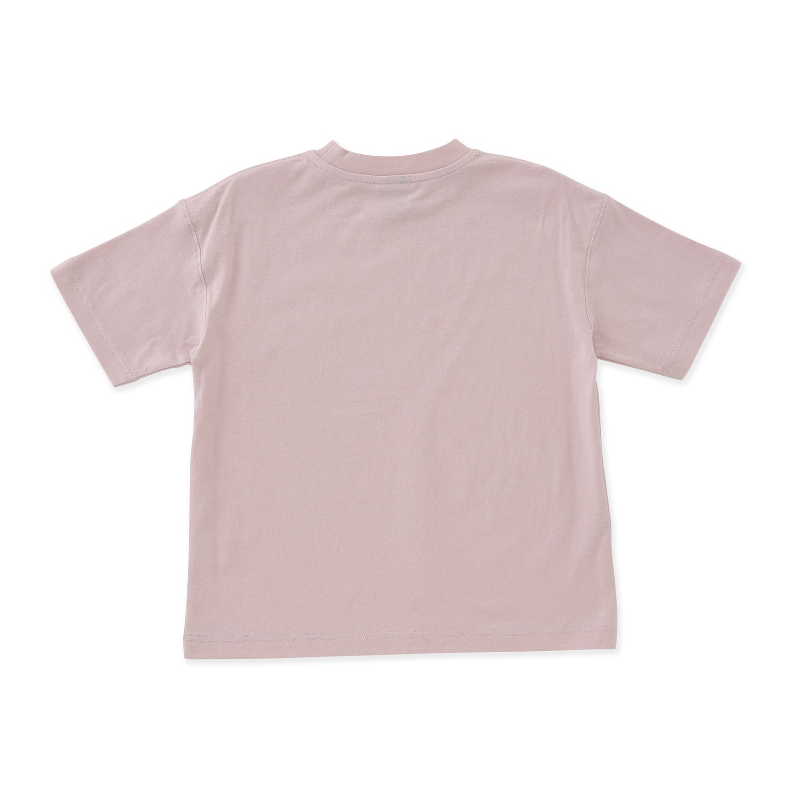 선형 로고 루즈 핏 짧은 슬리브 티셔츠
