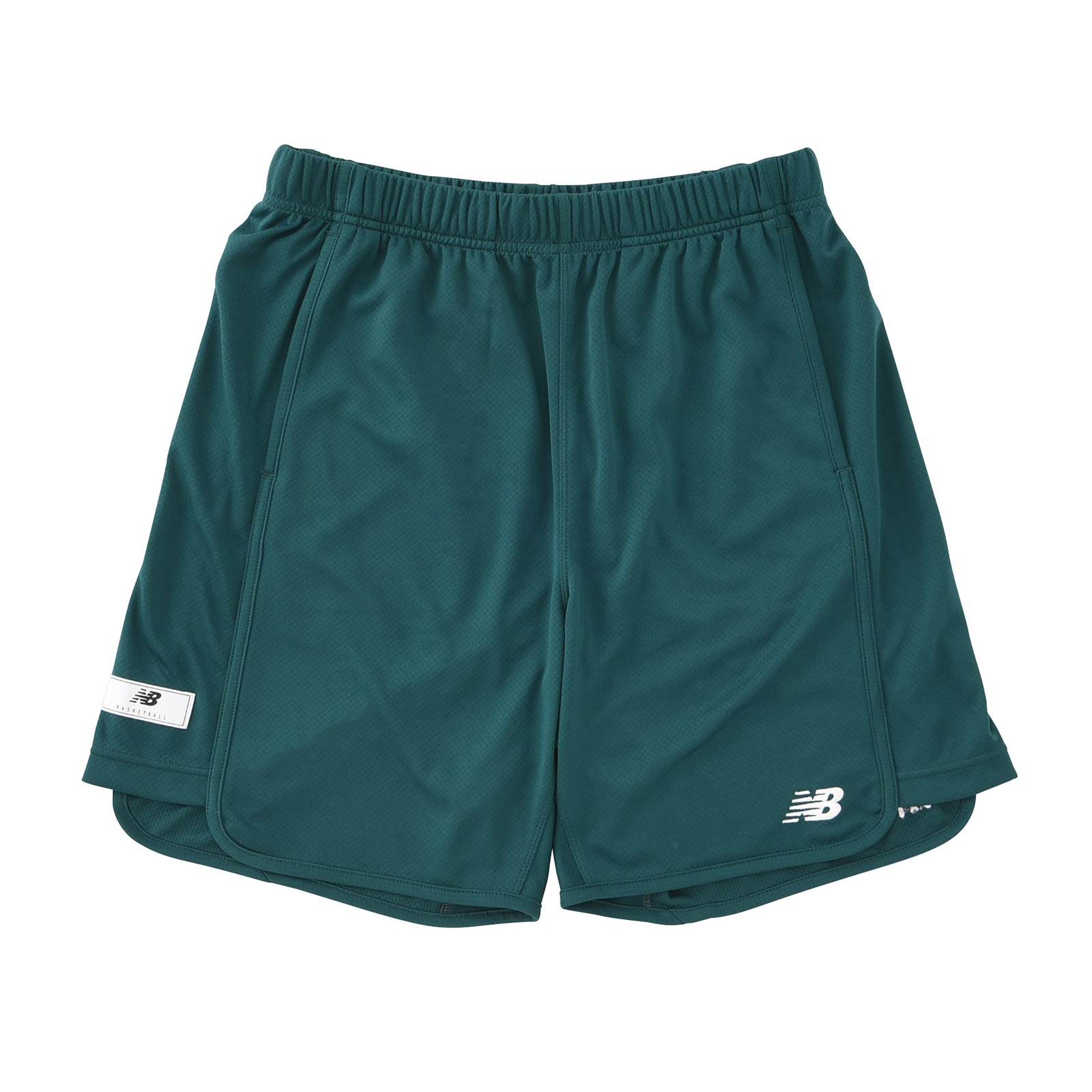 Dimpled mesh side panel shorts