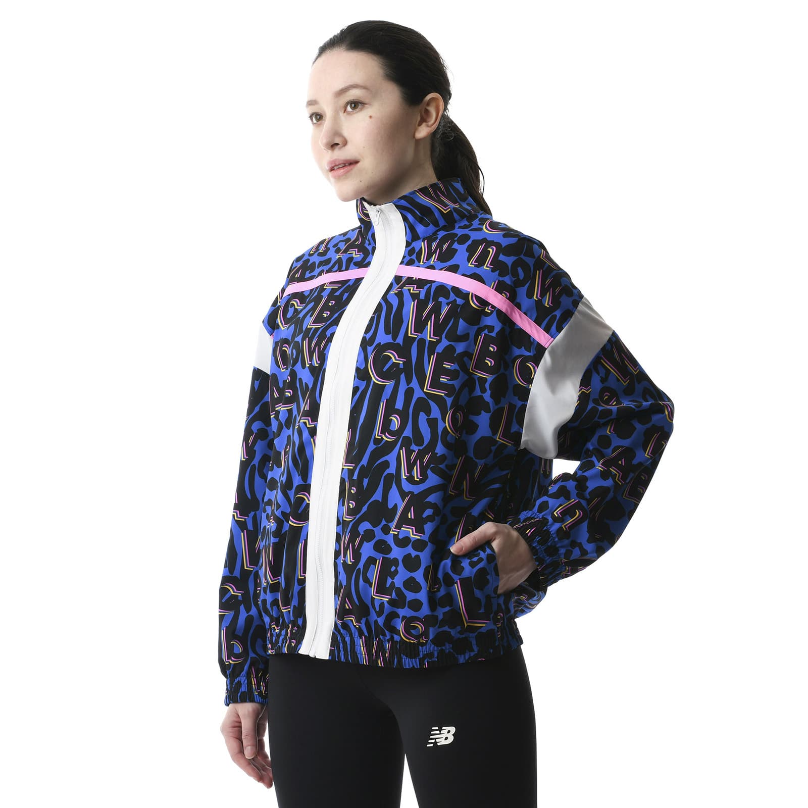 Relentless stretch woven printed jacket