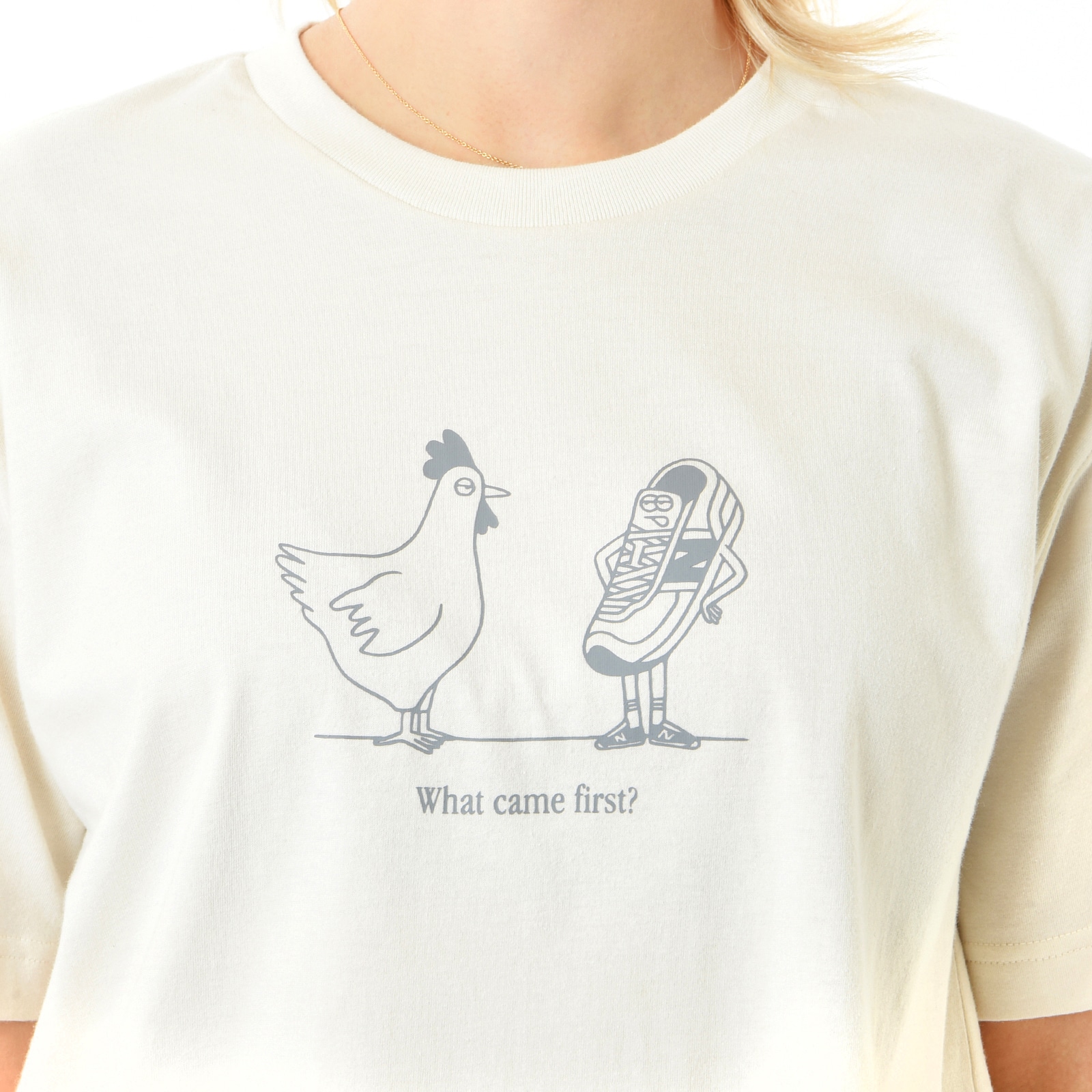 New Balance Chicken Or Shoe Relaxed Short Sleeve T-Shirt