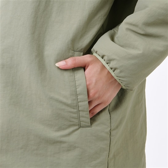 MFO Women's Reversible Boa Long Jacket