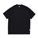 Dimple mesh graphic short sleeve T-shirt