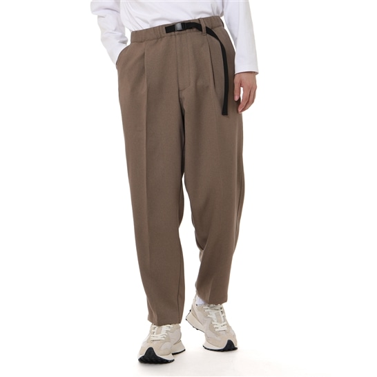 MFO Wool-Like Tuck Tapered Pants