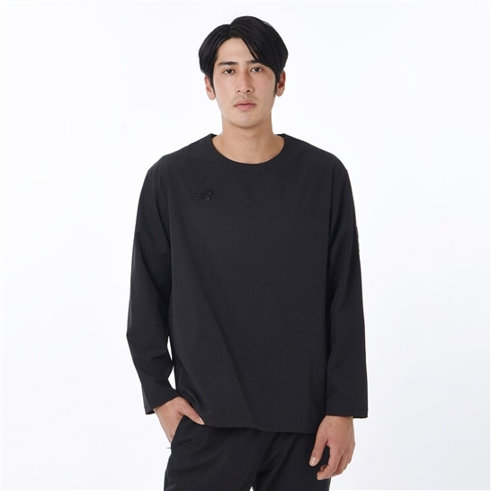 Black Out Collection高级收藏弹性羊毛衫长袖衬衫