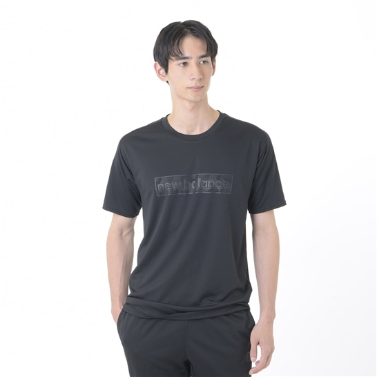 Black Out Collectionプラクティスシャツショートスリーブ リニアロゴ