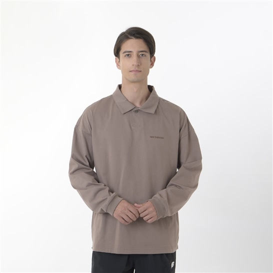 Athletics Linear Long Sleeve Polo Shirt
