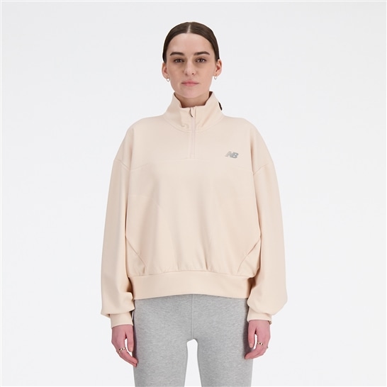 TECH KNIT OVERSIZE QUARTER ZIP