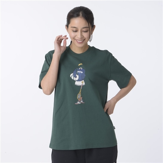 Athletics Tennis Style Relaxed Short Sleeve T-Shirt