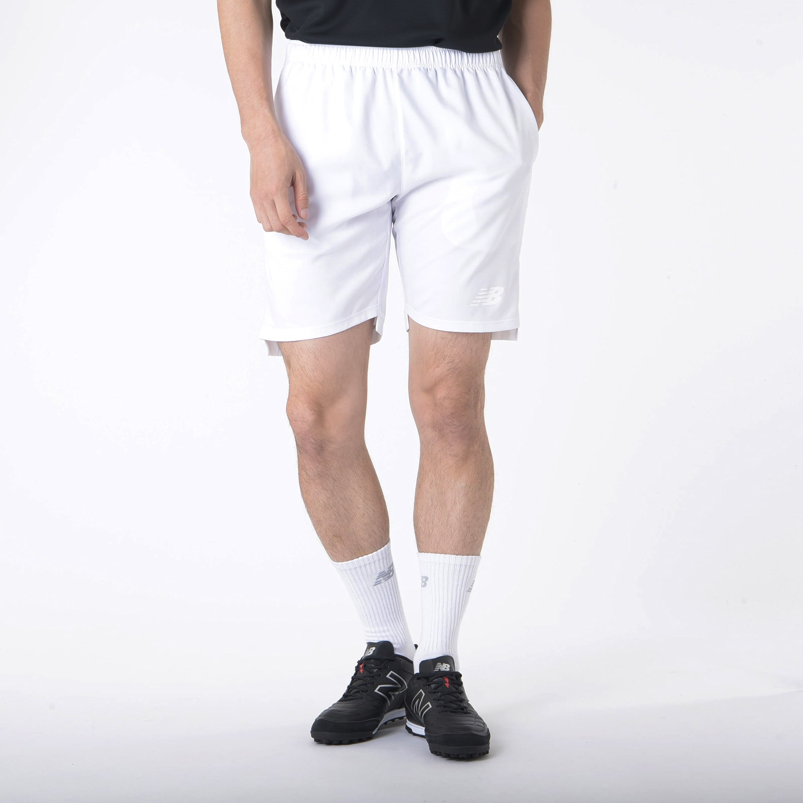 Black Out Collection Practice Stretch Woven Shorts with Pockets