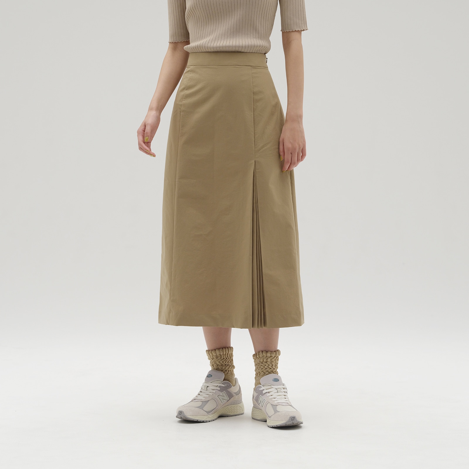 MET24 Straight Pleats Skirt