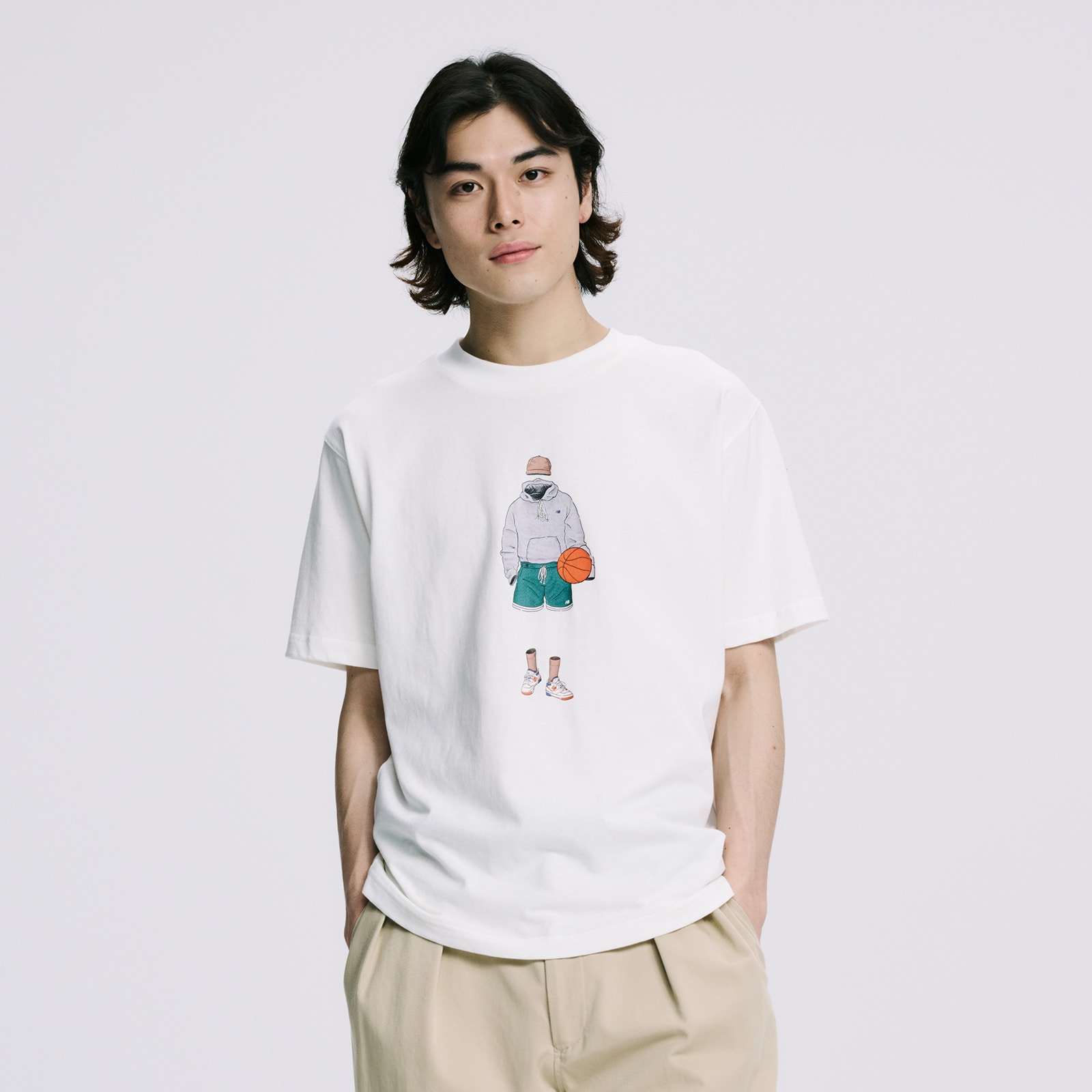 Athletics Basketball Style リラックス ショートスリーブTシャツ