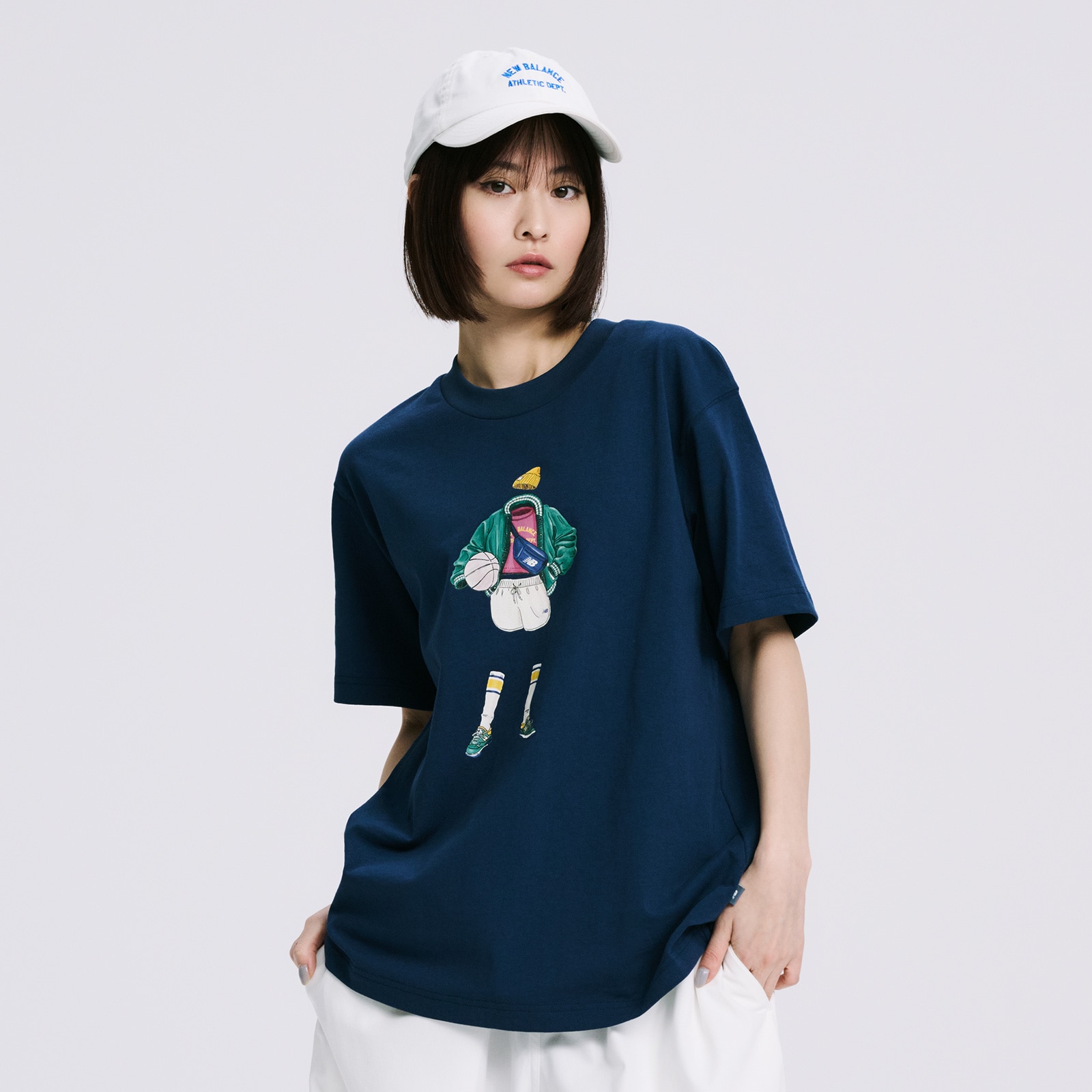 Athletics Basketball Style リラックス ショートスリーブTシャツ