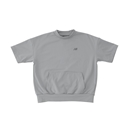 Moisture-wicking, quick-drying sweatshirt-style short-sleeve T-shirt