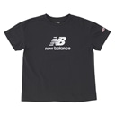 Moisture-wicking, quick-drying stacked logo short-sleeve T-shirt